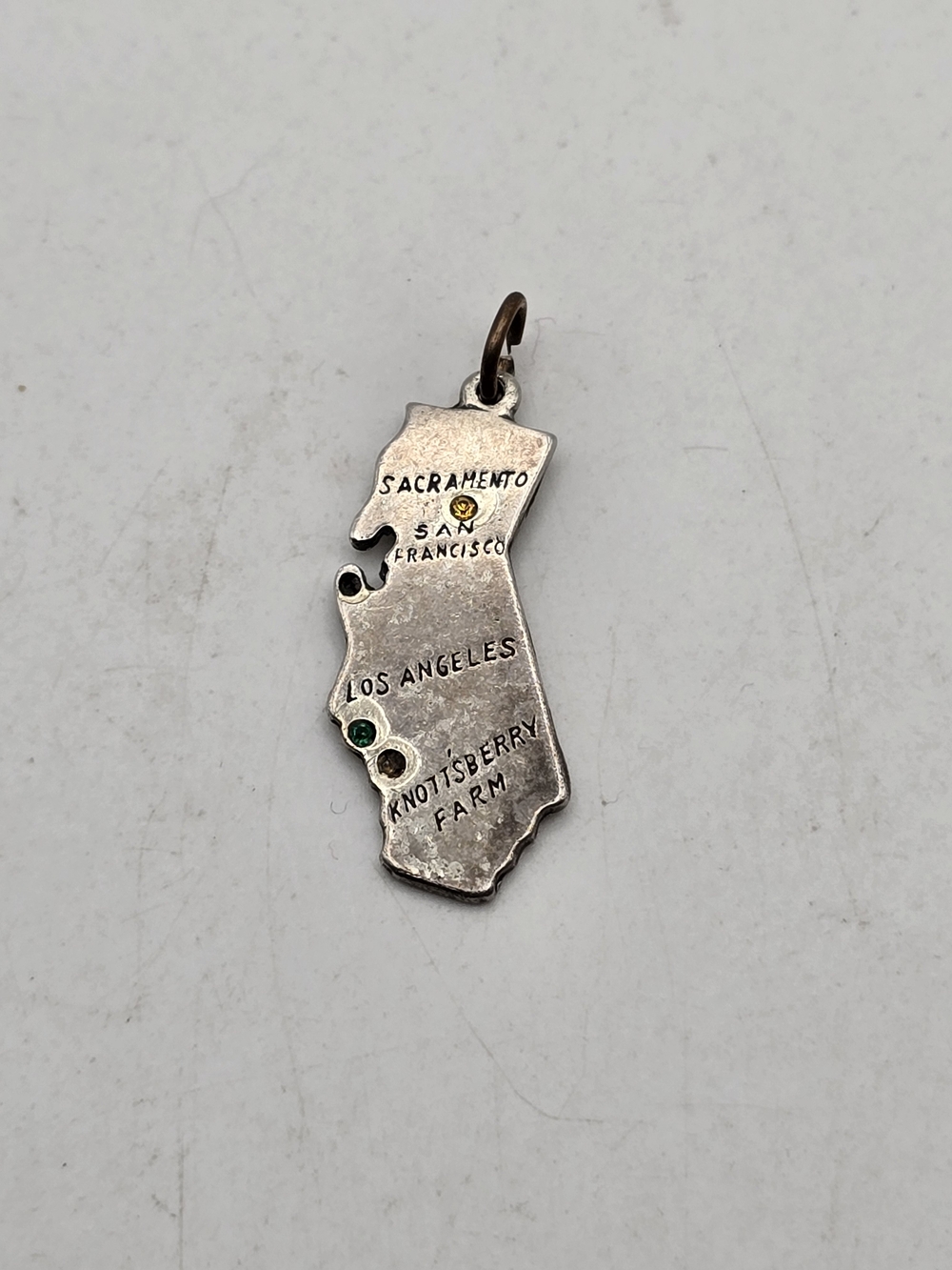Sterling Silver California Knott's Berry Farm Souvenir Travel Charm